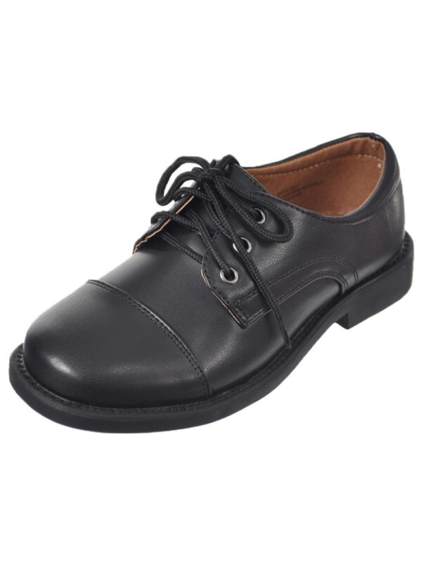 BOYS' “QUAD” DRESS SHOES (TODDLER SIZES 5 – 12) BLACK