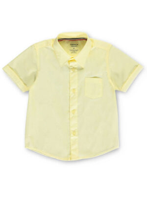 LITTLE BOYS’ TODDLER S/S BUTTON-DOWN SHIRT (SIZES 4-7) YELLOW