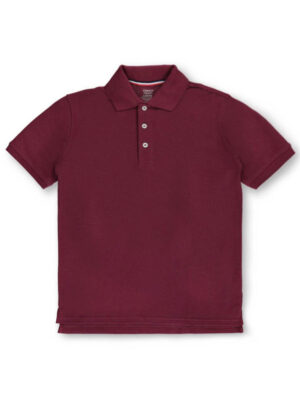 UNISEX S/S PIQUE POLO (SIZES 2T – 7) BURGUNDY