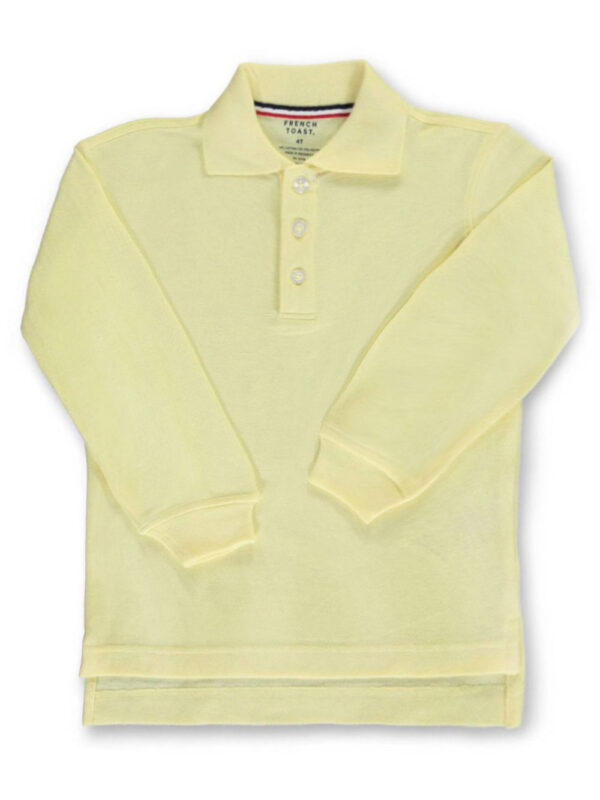 UNISEX L/S PIQUE POLO YELLOW