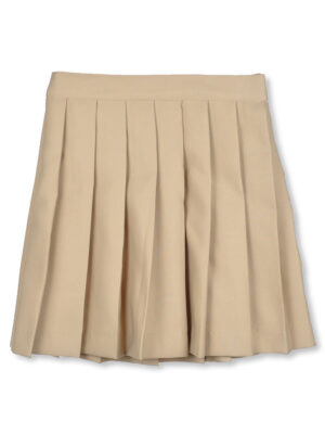 LITTLE GIRLS’ PLEATED SKIRT (SIZES 4 - 6X) KHAKI