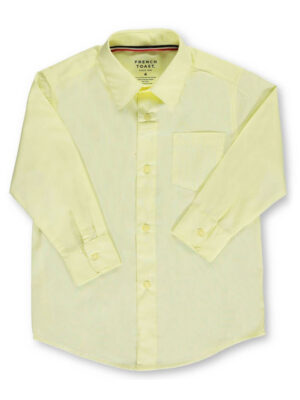 LITTLE BOYS’ TODDLER L/S BUTTON-DOWN SHIRT (SIZES 2T - 4T) YELLOW