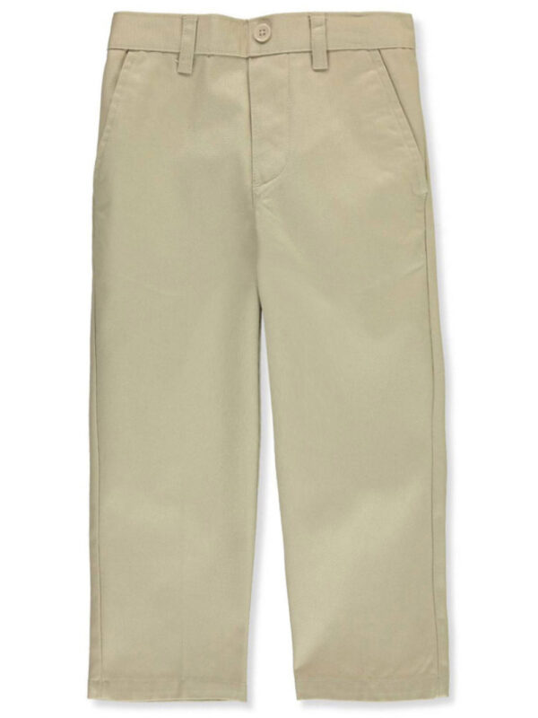 BOYS' WRINKLE NO MORE RELAXED FIT PANTS   KHAKI