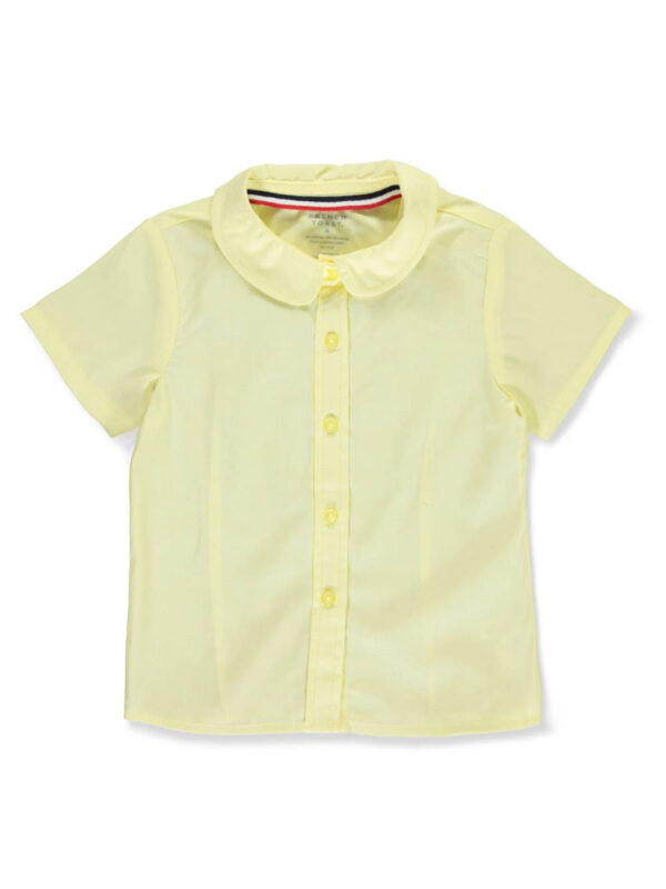 GIRLS’ S/S PETER PAN FITTED SHIRT YELLOW