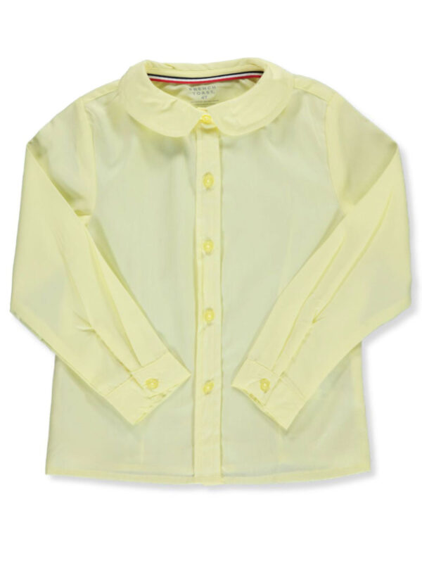 LITTLE GIRLS' TODDLER L/S PETER PAN BLOUSE (SIZES 2T – 4T) YELLOW
