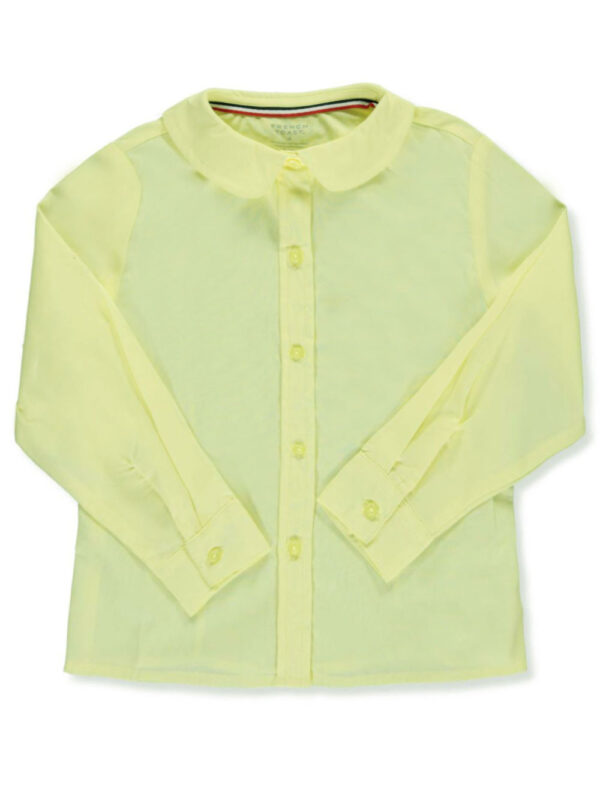 LITTLE GIRLS' L/S PETER PAN BLOUSE (SIZES 4 – 6X) YELLOW