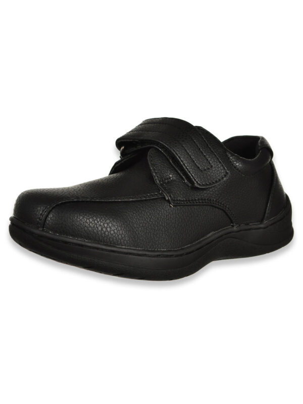 BOYS’ DOUBLE STITCH SHOES (SIZES 7 – 8) BLACK