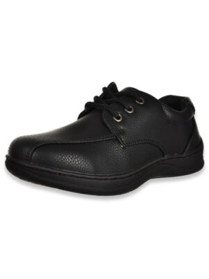 BOYS’ TEXTURE LACE-UP SHOES (SIZES 7 – 8) BLACK